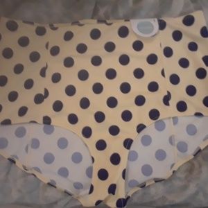 Large MONKI polka dot bikini bottoms NWT